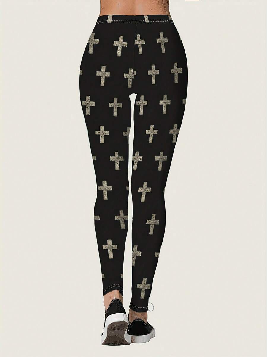 Womens High Waisted Cross Prin - Crossfit Yoga recensione e prezzo
