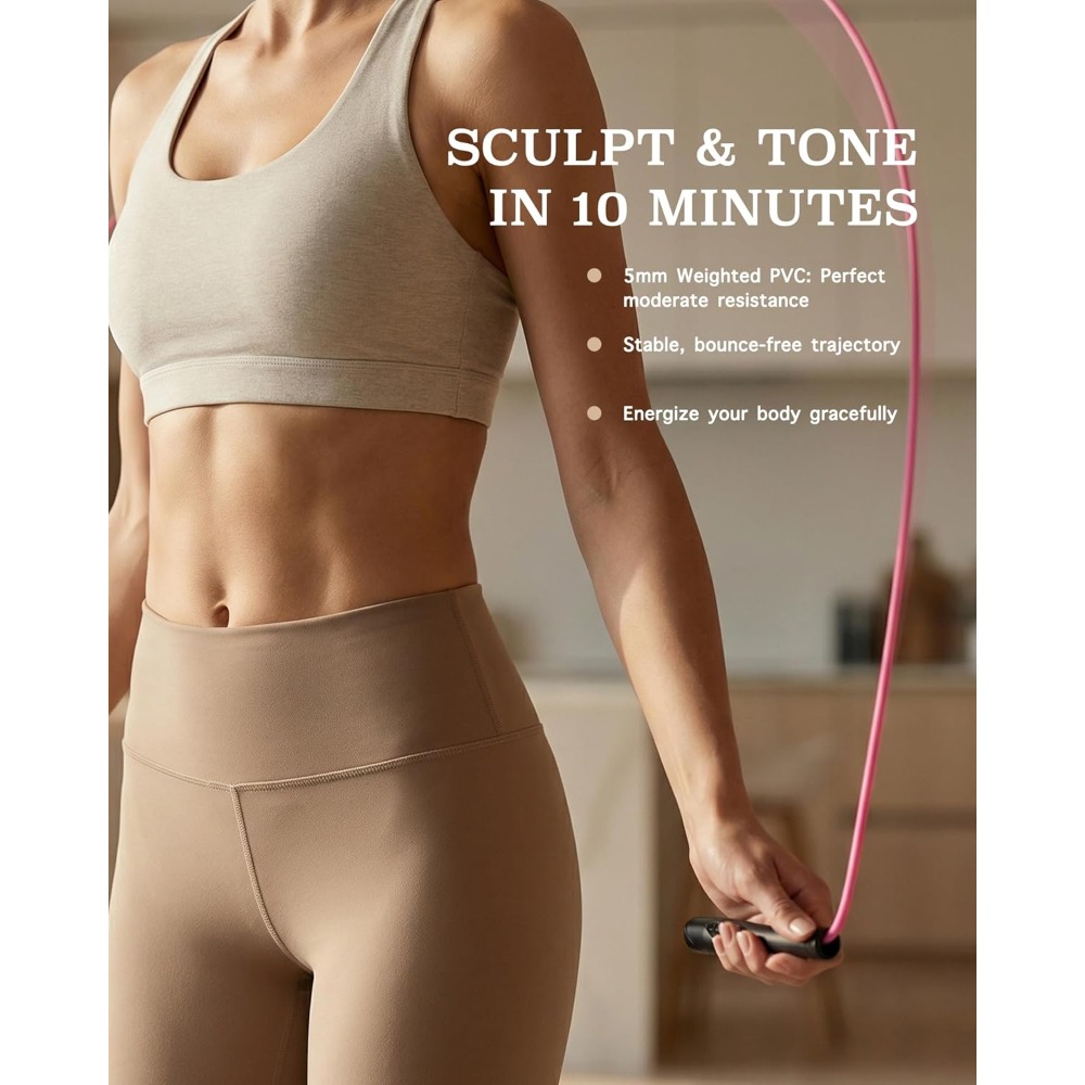 Women's Silent Jump Rope for F - Skipping Rope Pvc recensione e prezzo