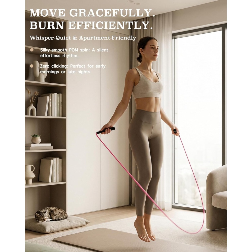 Women's Silent Jump Rope for F - Skipping Rope Pvc recensione e prezzo